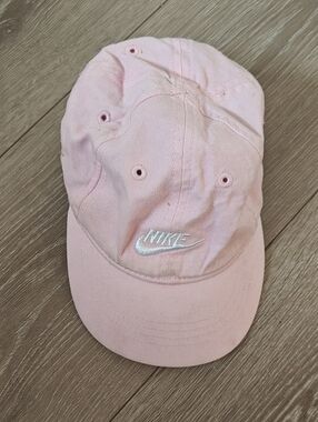 Kids Infant Nike Light Pink Baseball Cap with White Swoosh